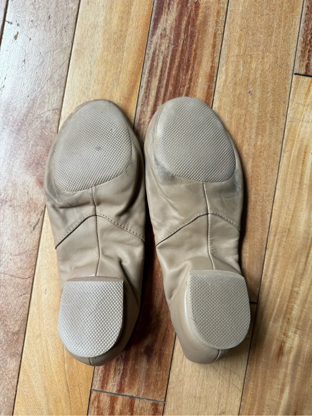 Bloch Tan Leather Jazz Shoes – Size 9½ – Great Condition